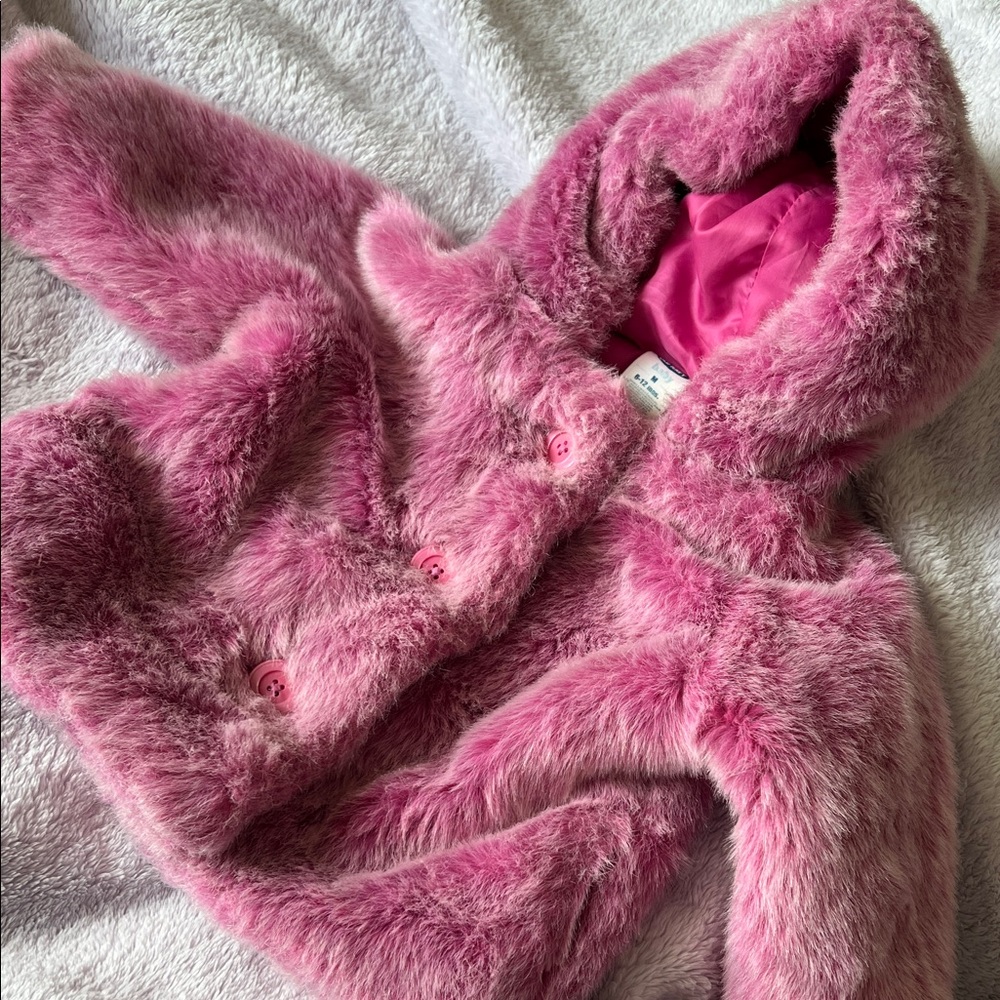 Old Navy Pink Fuzzy Kids Jacket